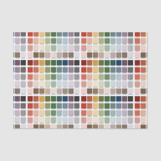 カラーテスト 薄葉紙 (正面)