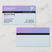 カラーテックス縞模様 – ソフトグラデーション名刺 名刺 (正面/裏面)