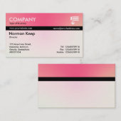 カラーテックス縞模様 – ソフトグラデーション名刺 名刺 (正面/裏面)