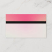 カラーテックス縞模様 – ソフトグラデーション名刺 名刺 (裏面)