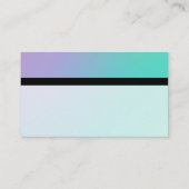 カラーテックス縞模様 – ソフトグラデーション名刺 名刺 (裏面)