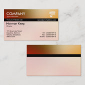 カラーテックス縞模様 – ソフトグラデーション名刺 名刺 (正面/裏面)