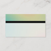 カラーテックス縞模様 – ソフトグラデーション名刺 名刺 (裏面)