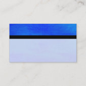 カラーテックス縞模様 – ブループラネット 名刺 (裏面)