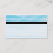 カラーテックス縞模様 – 波付き青 名刺 (裏面)