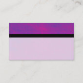 カラーテックス縞模様 – 赤と青の石 名刺 (裏面)