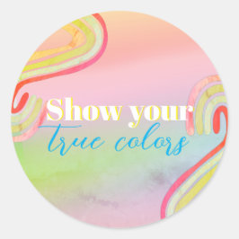 カラーテーマパーティー ラウンドシール