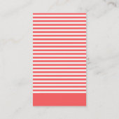 カラートレンディーストライプの写真家名刺 名刺 (裏面)