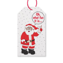 カラートーストのクリスマスサンタクロース