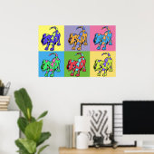 カラードッグ ポスター (ホームオフィス)