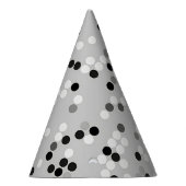 カラードットなしパーティー帽子 パーティーハット (右)