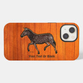 カラードットゼブラiPhoneケース Case-Mate iPhoneケース (裏面横)
