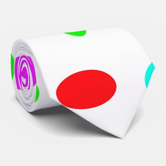 カラードットタイ ネクタイ (ロール)