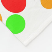 カラードットフリースブランケット フリースブランケット (角)