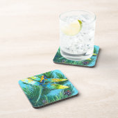 カラードラゴンフライ&パインツリーコースター コースター (右側)