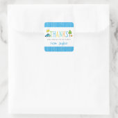 カラードードル誕生日フェイスステッカー |車 スクエアシール (バッグ)