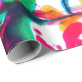 カラーハート ラッピングペーパー (ロールコーナー)