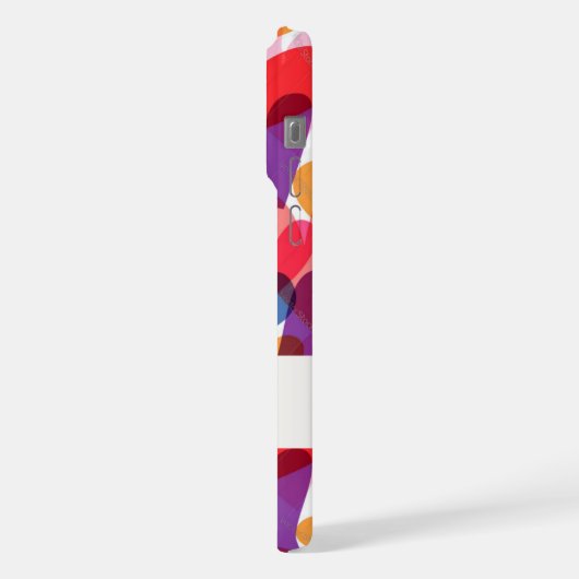 カラーハート iPhoneケース (左側面)