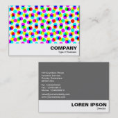 カラーハーフトーンパターン 名刺 (正面/裏面)