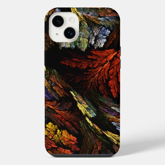 カラーハーモニー抽象芸術 iPhoneケース (裏面)