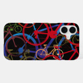 カラーバイク黒 iPhoneケース (裏面横)