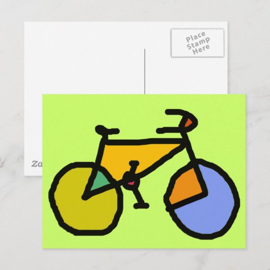 カラーバイク ポストカード (正面/裏面)
