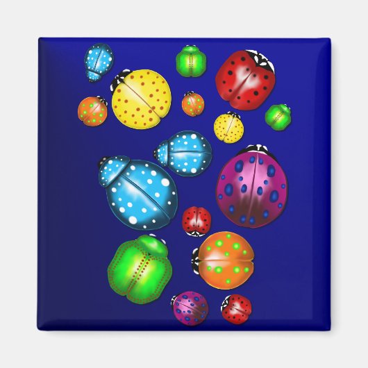 カラーバグ枕 マグネット (正面)