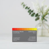 カラーバリエーション01 （60%グレー） 名刺 (スタンド正面)