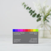 カラーバリエーション02 （60%グレー） 名刺 (スタンド正面)