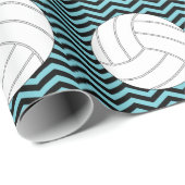 カラーバレーボールの巻き付け紙を選択 ラッピングペーパー (ロールコーナー)