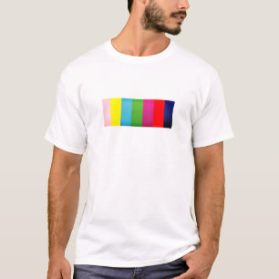 カラーバンドスペクトルTシャツデザイン-鮮やかスタイル Tシャツ