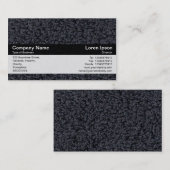 カラーバンド – ブラック – ウールカーペット 名刺 (正面/裏面)