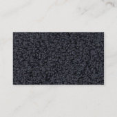カラーバンド – ブラック – ウールカーペット 名刺 (裏面)