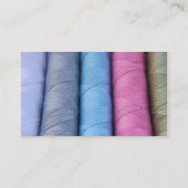 カラーバンド – ブラック – コットンリール 名刺 (裏面)