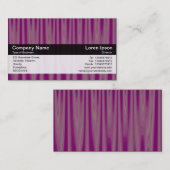 カラーバンド – ブラック – バイオレットドレープ 名刺 (正面/裏面)