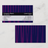カラーバンド – ブラック – パープルドレープ 名刺 (正面/裏面)