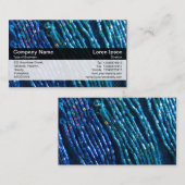 カラーバンド – ブラック – ビーズロープ 名刺 (正面/裏面)