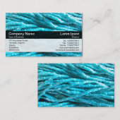 カラーバンド – ブラック – ビーズロープ 名刺 (正面/裏面)