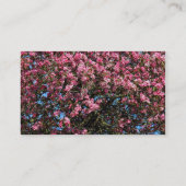 カラーバンド – ブラック – ピンクのさくらんぼ 名刺 (裏面)