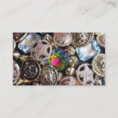 カラーバンド – ブラック – フリーマーケットきらきら光る 名刺 (裏面)