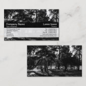 カラーバンド – ブラック – 午後の公園 名刺 (正面/裏面)