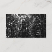 カラーバンド – ブラック – 植物園 名刺 (裏面)