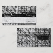 カラーバンド – ブラック – 足場 名刺 (正面/裏面)