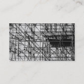 カラーバンド – ブラック – 足場 名刺 (裏面)