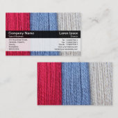 カラーバンド – 黒 – ダーニングスレッド 名刺 (正面/裏面)