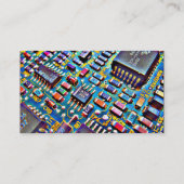 カラーバンド – 黒 – 回カラフル路 名刺 (裏面)