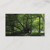 カラーバンド – 黒 – 川沿いの木 名刺 (裏面)