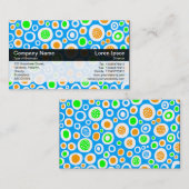 カラーバンド – 黒 – 抽象芸術030413 名刺 (正面/裏面)