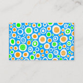 カラーバンド – 黒 – 抽象芸術030413 名刺 (裏面)