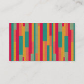 カラーバンド – 黒 – 抽象芸術240113 名刺 (裏面)